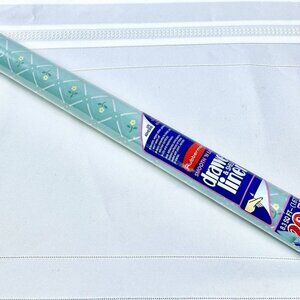 Vintage 80s Rubbermaid Posey Blue Smooth N’ Easy Shelf Drawer Liner 5ft X 20”